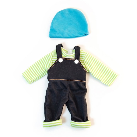 Miniland Educational Doll Clothes, Fits 12-5/8in Dolls, Mild Weather Jumper/Cap Set 5005031645